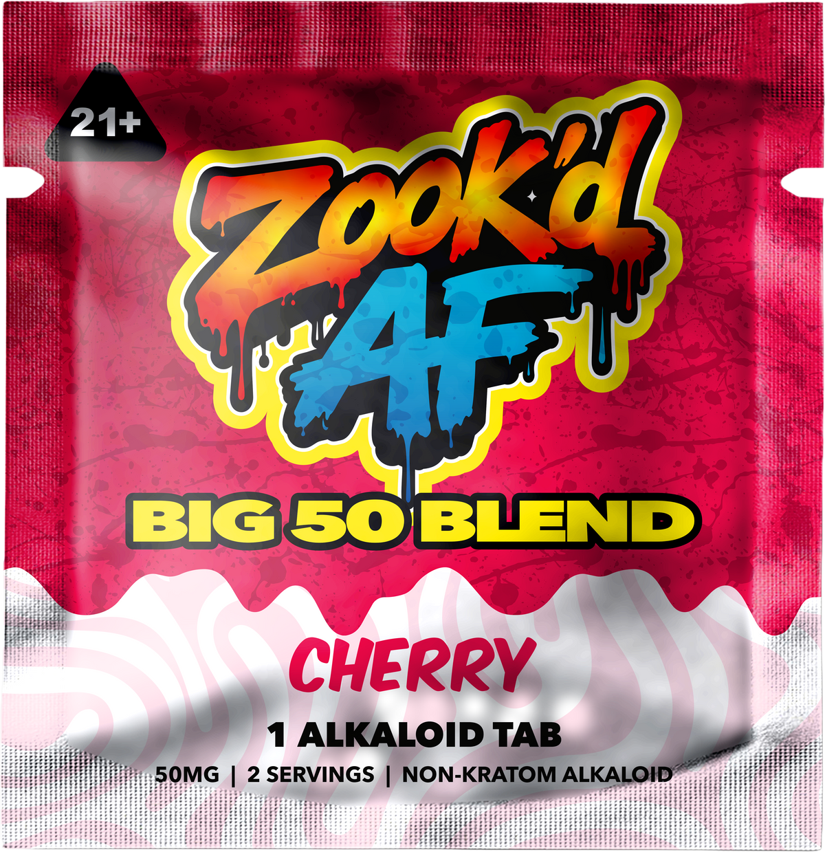 Zook'd AF Big 50 Blend Chunky Cherry single sachet