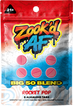 Zook'd AF Big 50 Blend Heavy Rocket Pop tab pouch