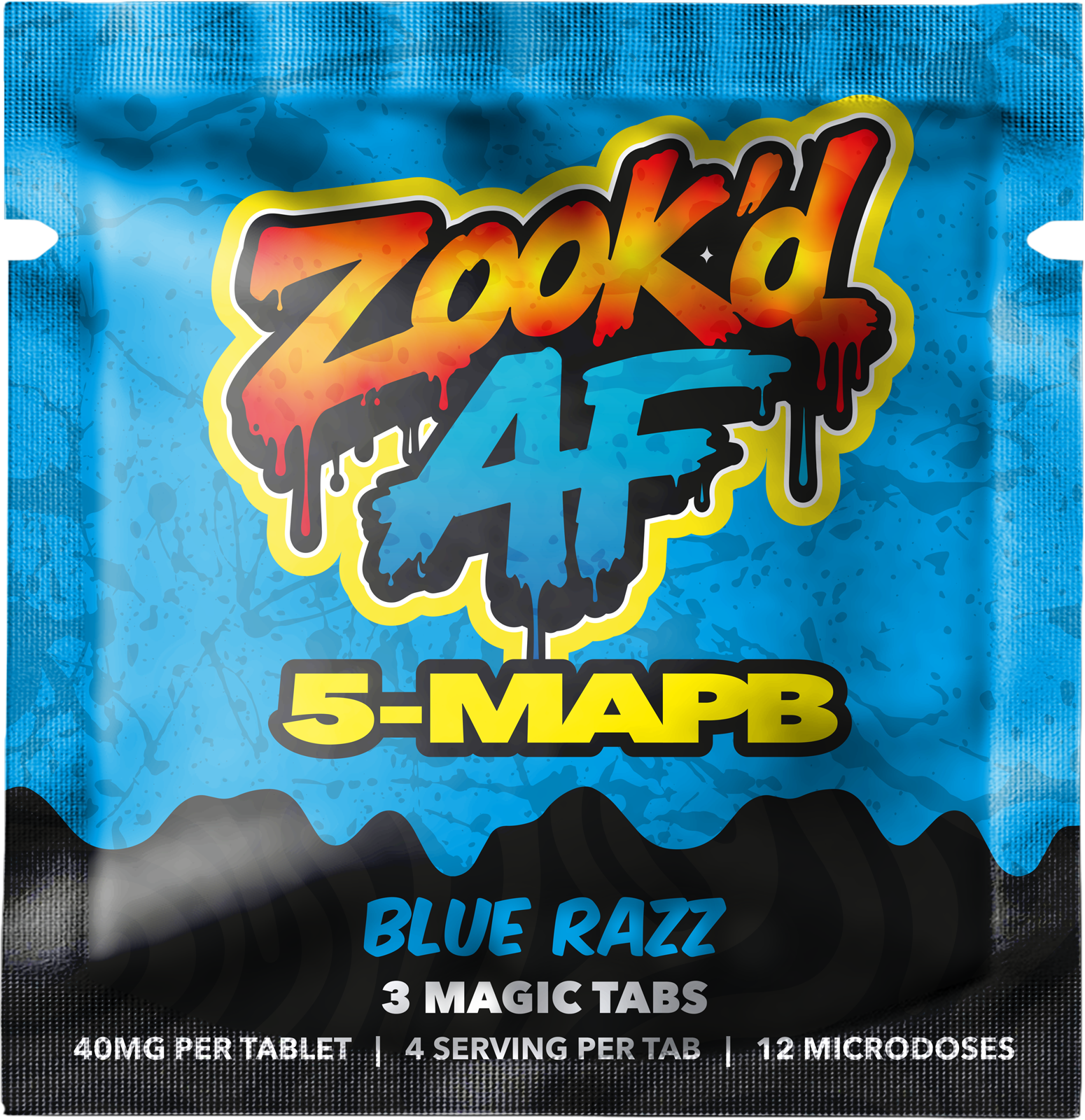 Blue Razz Magic Tabs pouch