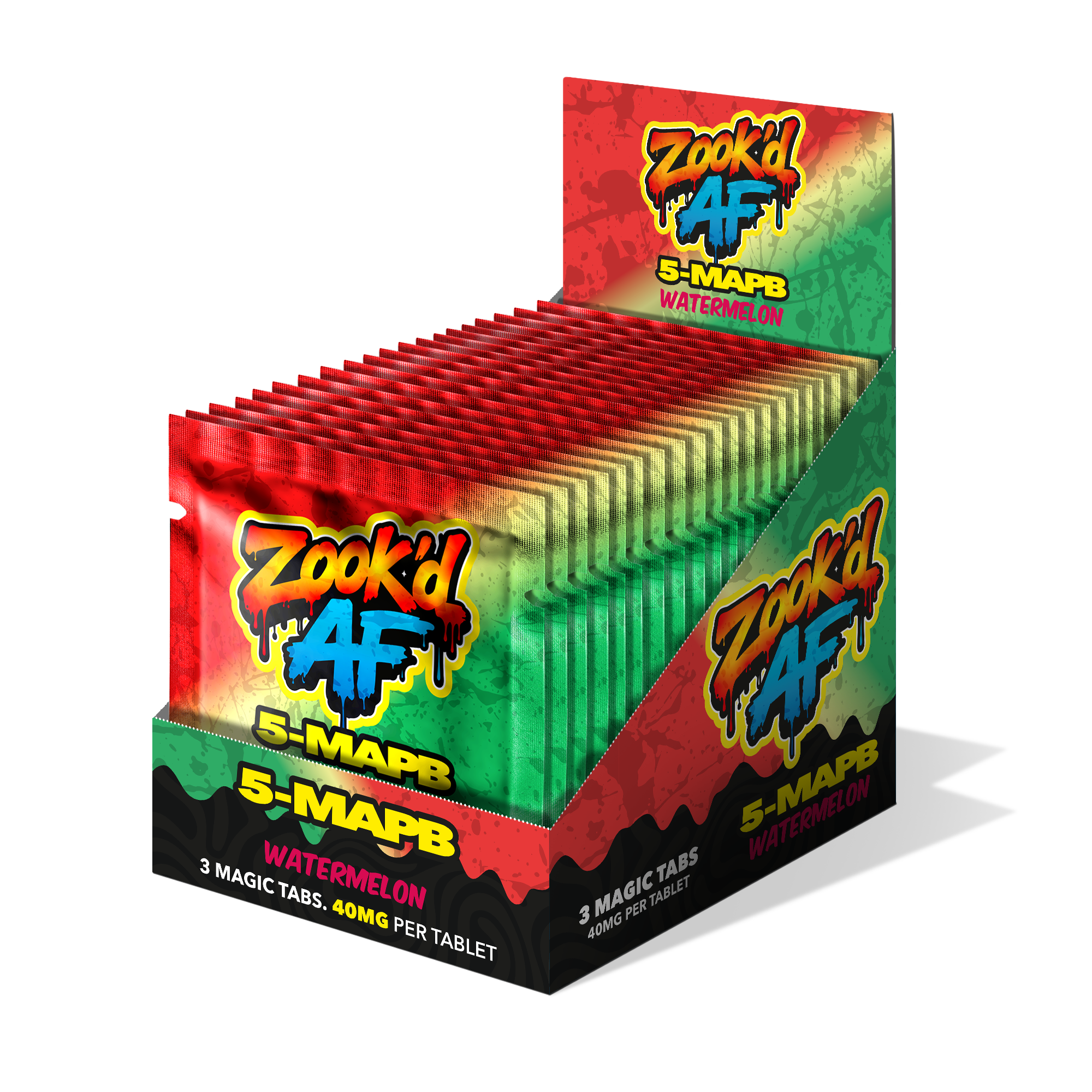 Watermelon Magic Tabs display packaging