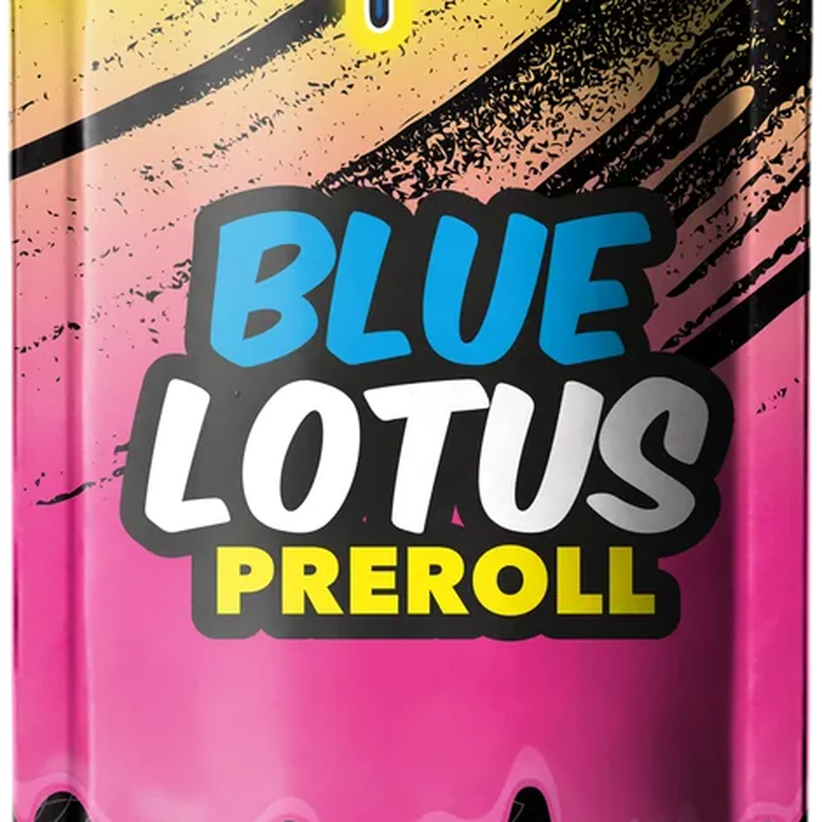 Rainbow Skittles Blue Lotus Pre-Roll packaging
