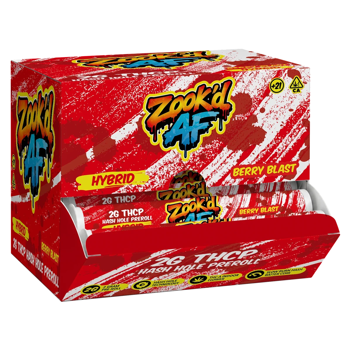 Berry Blast THCP Hash Hole packaging